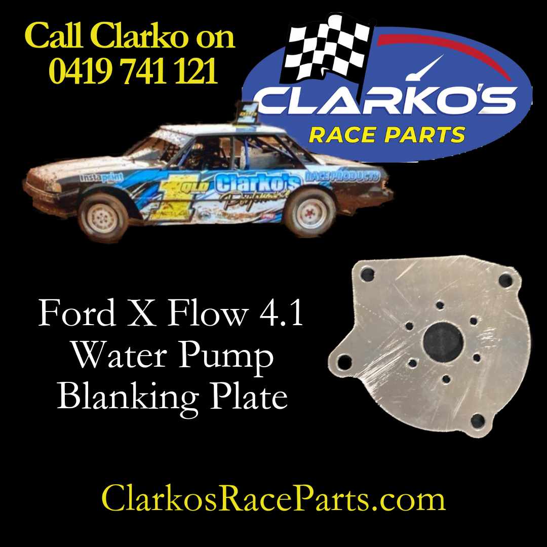 Ford X Flow water pump blanking plate