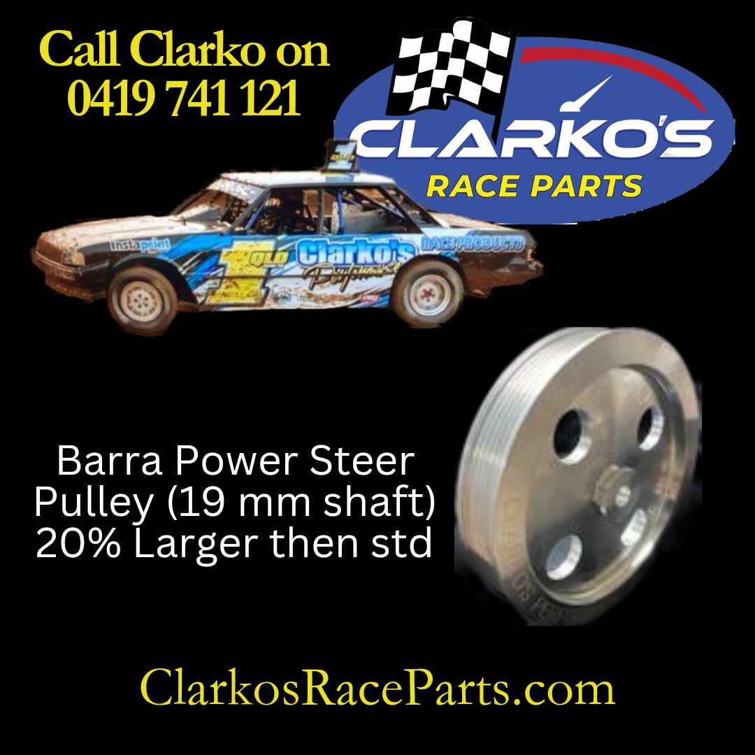 Barra Race Series Pulleys (ps,wp,alt)