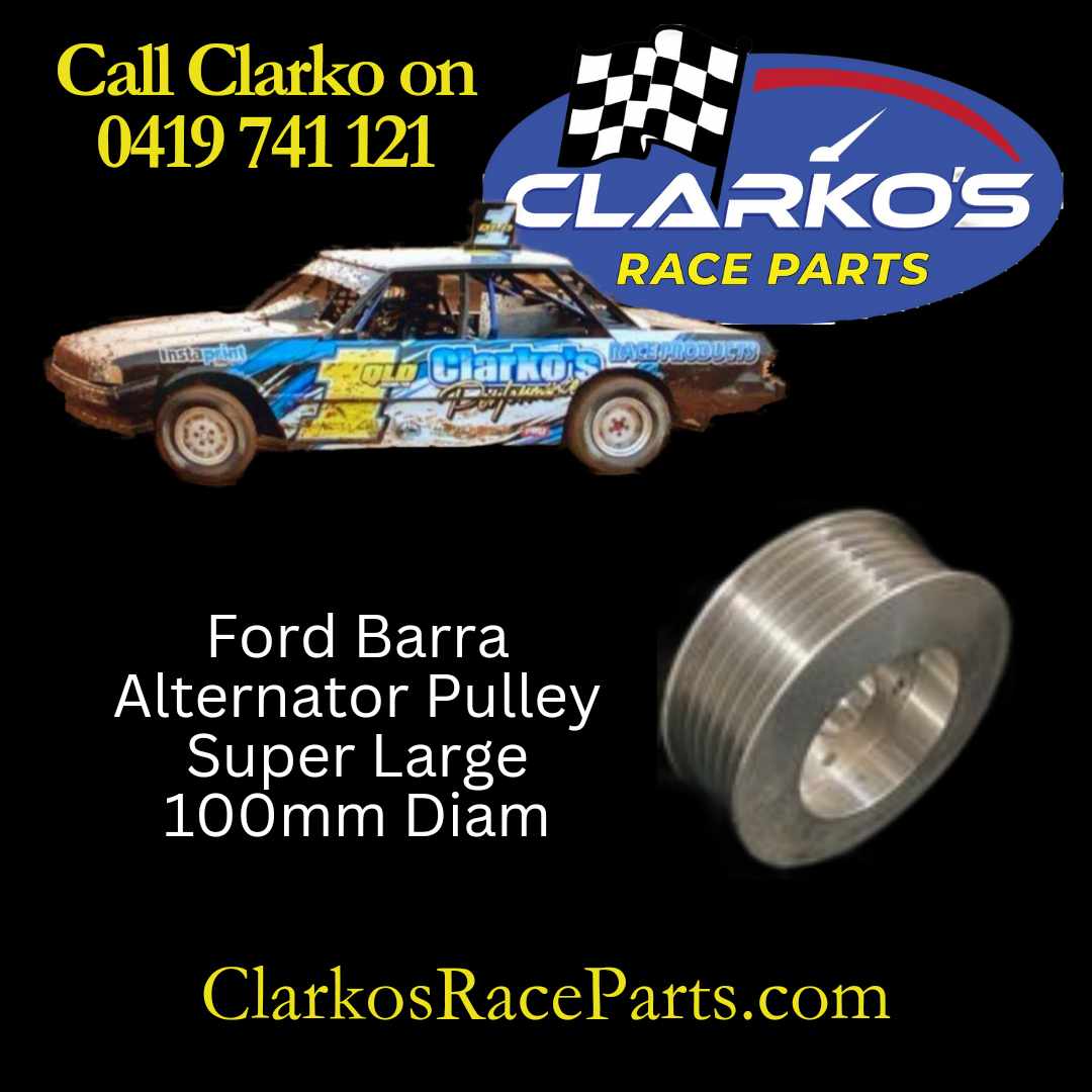 Barra Race Series Pulleys (ps,wp,alt)