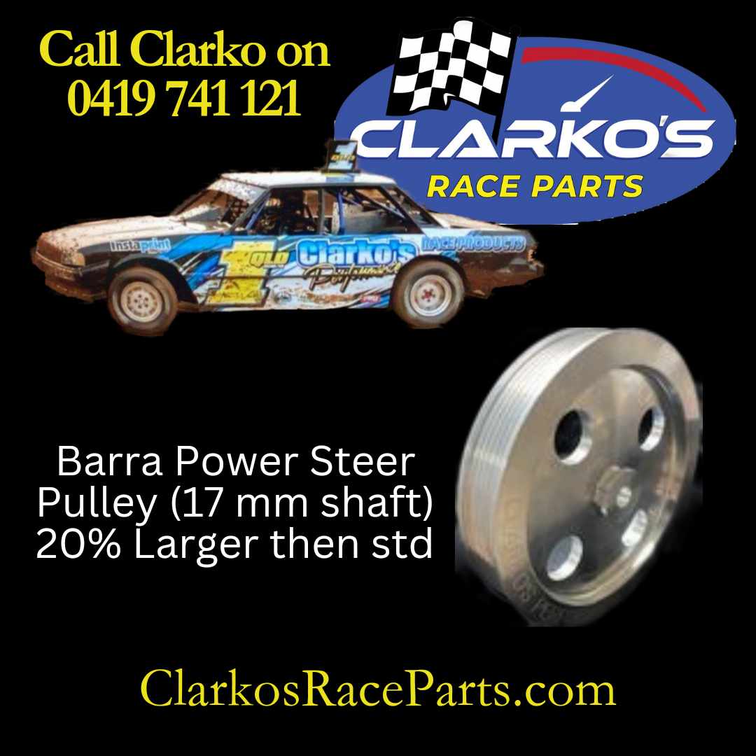 Barra Race Series Pulleys (ps,wp,alt)
