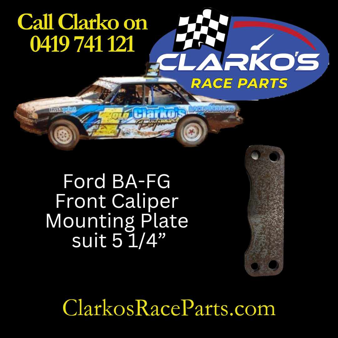 Brake Caliper Mount Bracket 5 1/4" spacing Ford BA-FG Front Bolt on