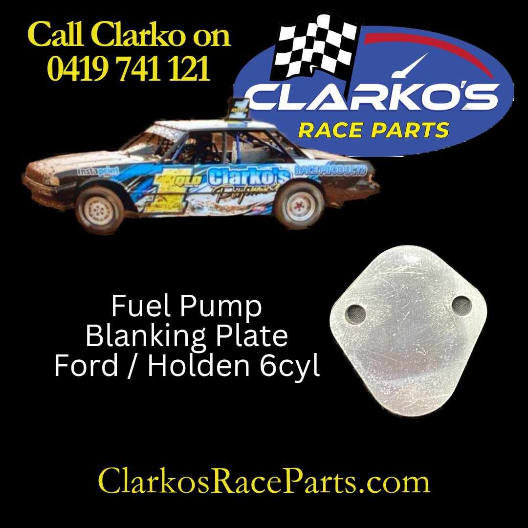 Fuel pump blanking plates