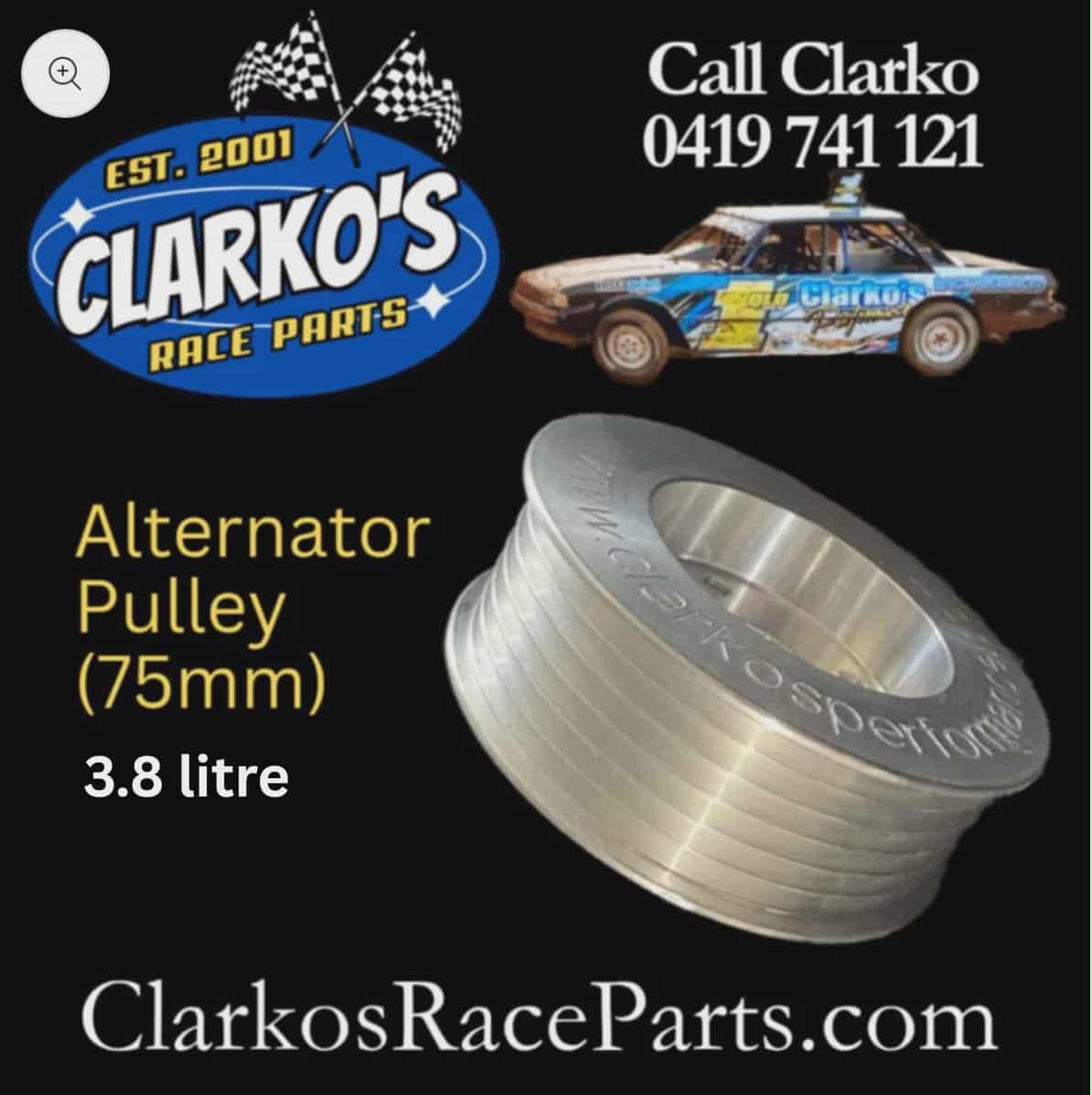 Mitsubishi 380 Oversized Alternator Pulley