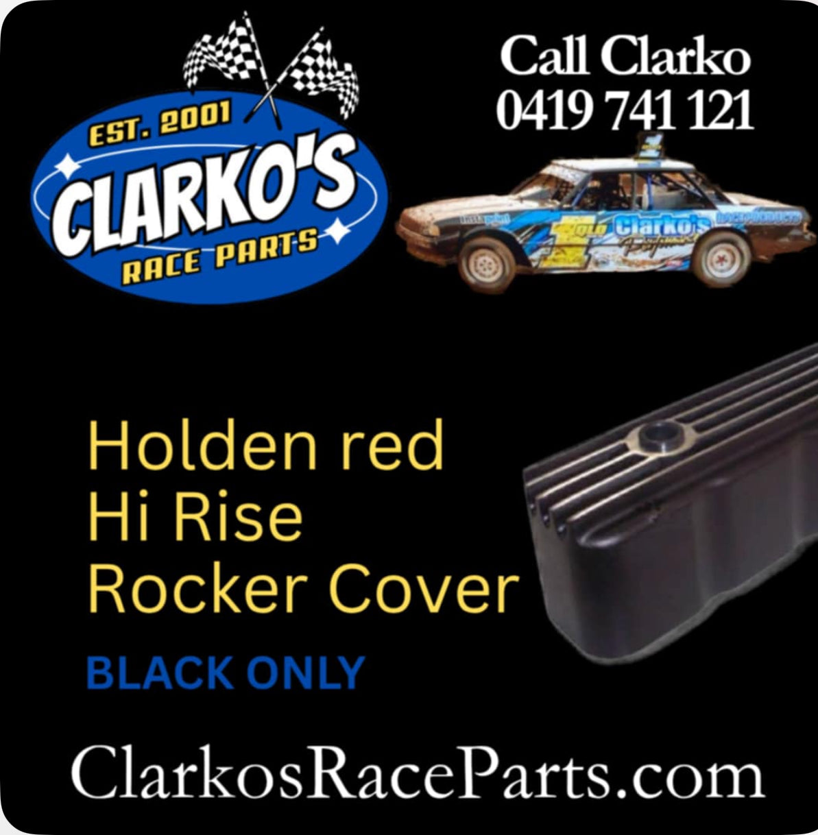 2004 Holden Rodeo Rocker Cover Holden Red Motor High Rise Rocker Cover – Clarko’s Race Parts