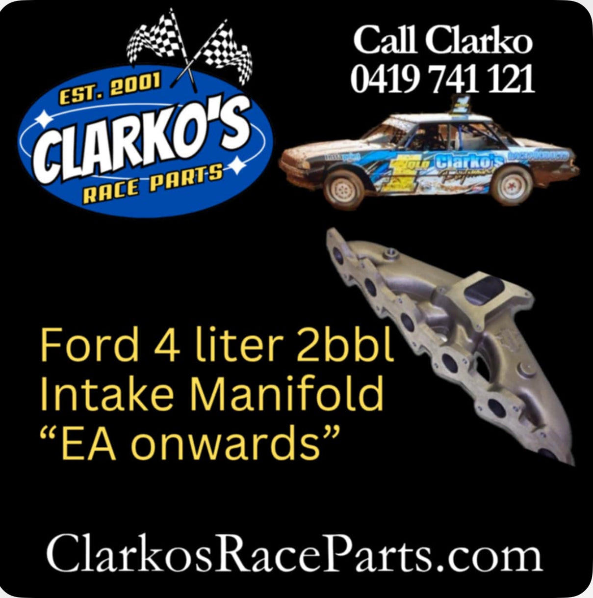 Ford 4 litre 2bbl intake manifold (EA onwards)